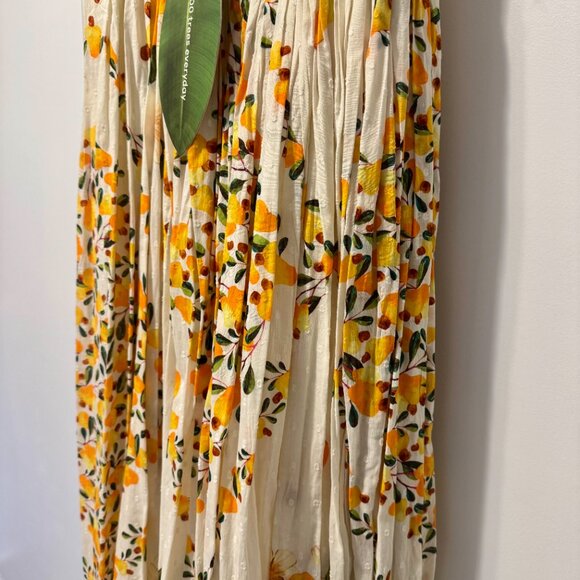 NWT Farm Rio Cashew Cross Back Dress L - Picture 9 of 10